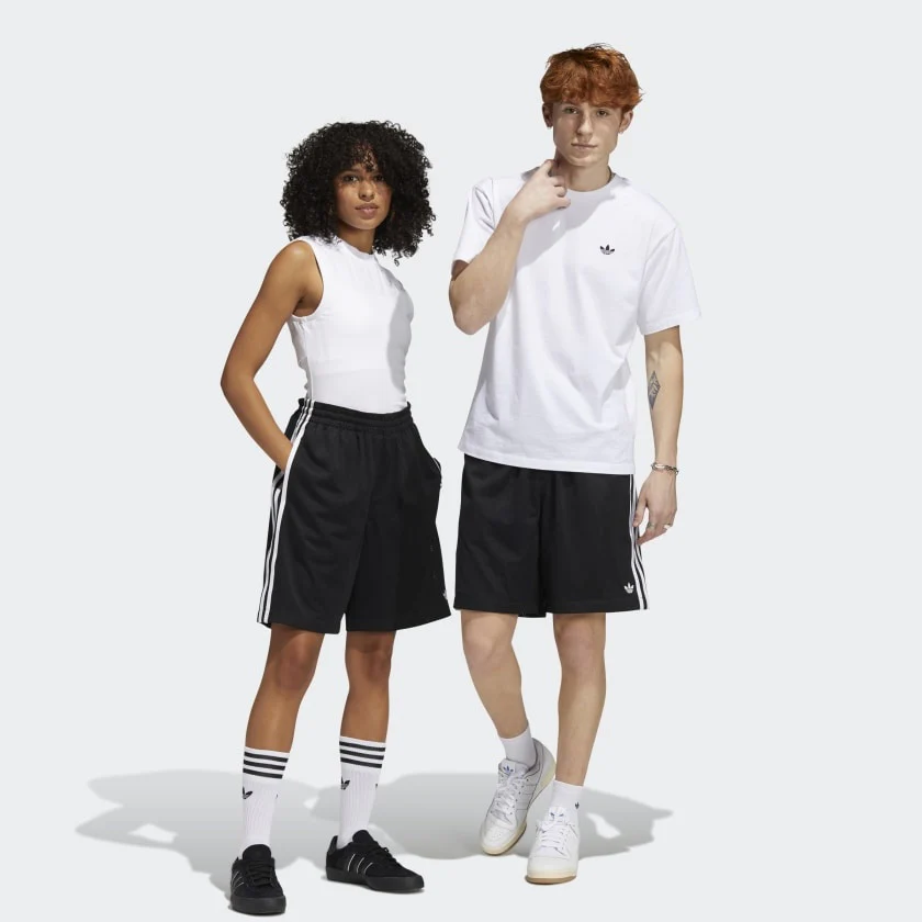 ADIDAS BBALL SHORT BLACK / WHITE - Image 3