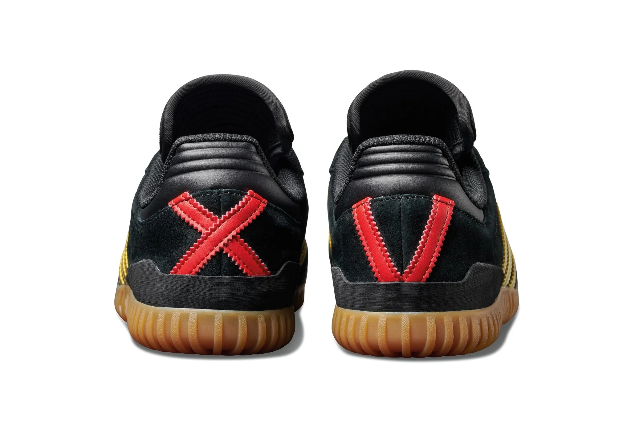 ADIDAS BUSENITZ INDOOR SUPER BLACK/GOLD/SCARLET - Image 5