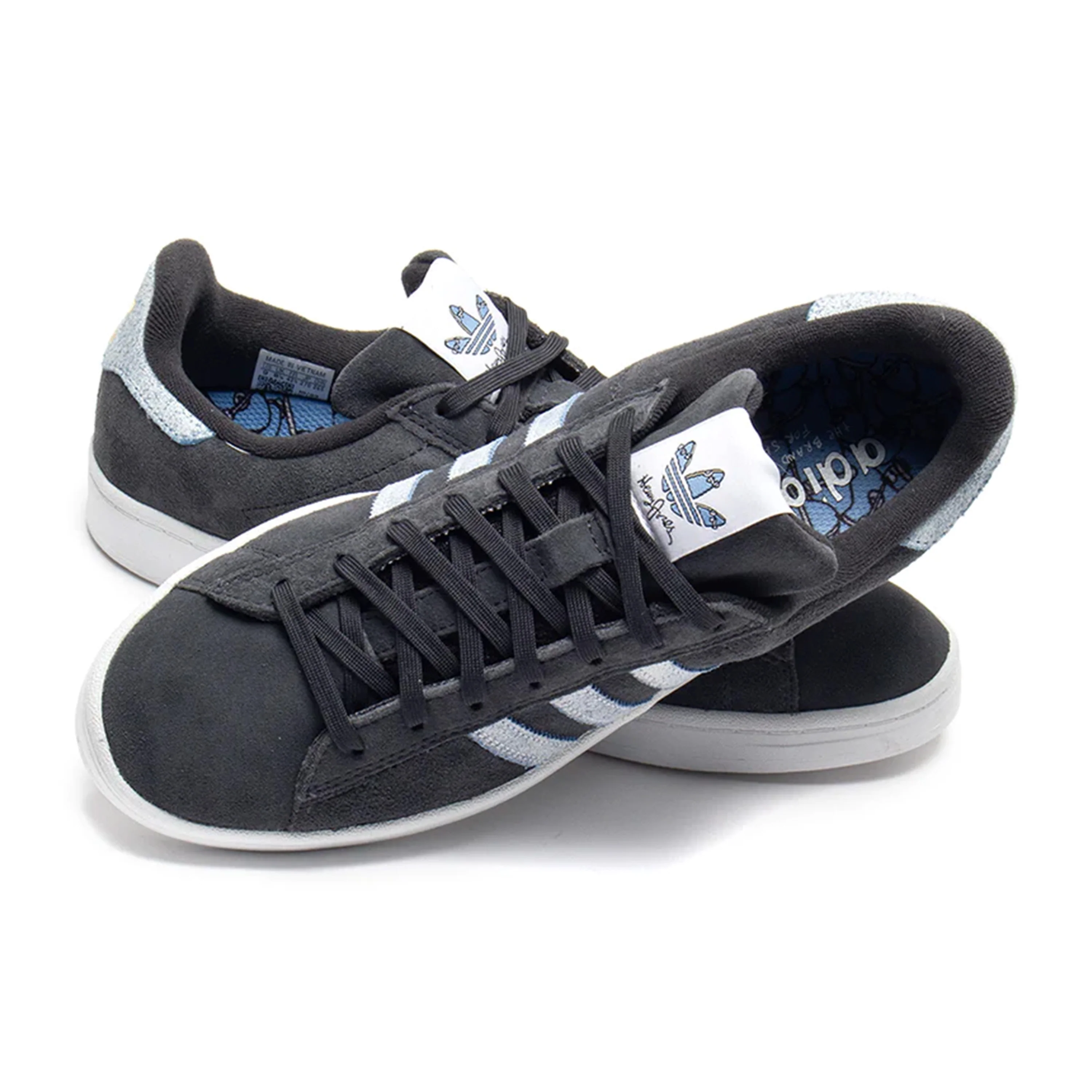 ADIDAS CAMPUS ADV X HENRY JONES CARBON / WHITE / LIGHT BLUE - Image 3