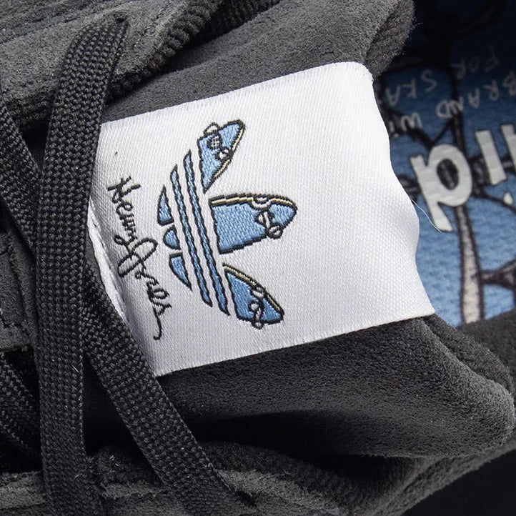 ADIDAS CAMPUS ADV X HENRY JONES CARBON / WHITE / LIGHT BLUE - Image 5