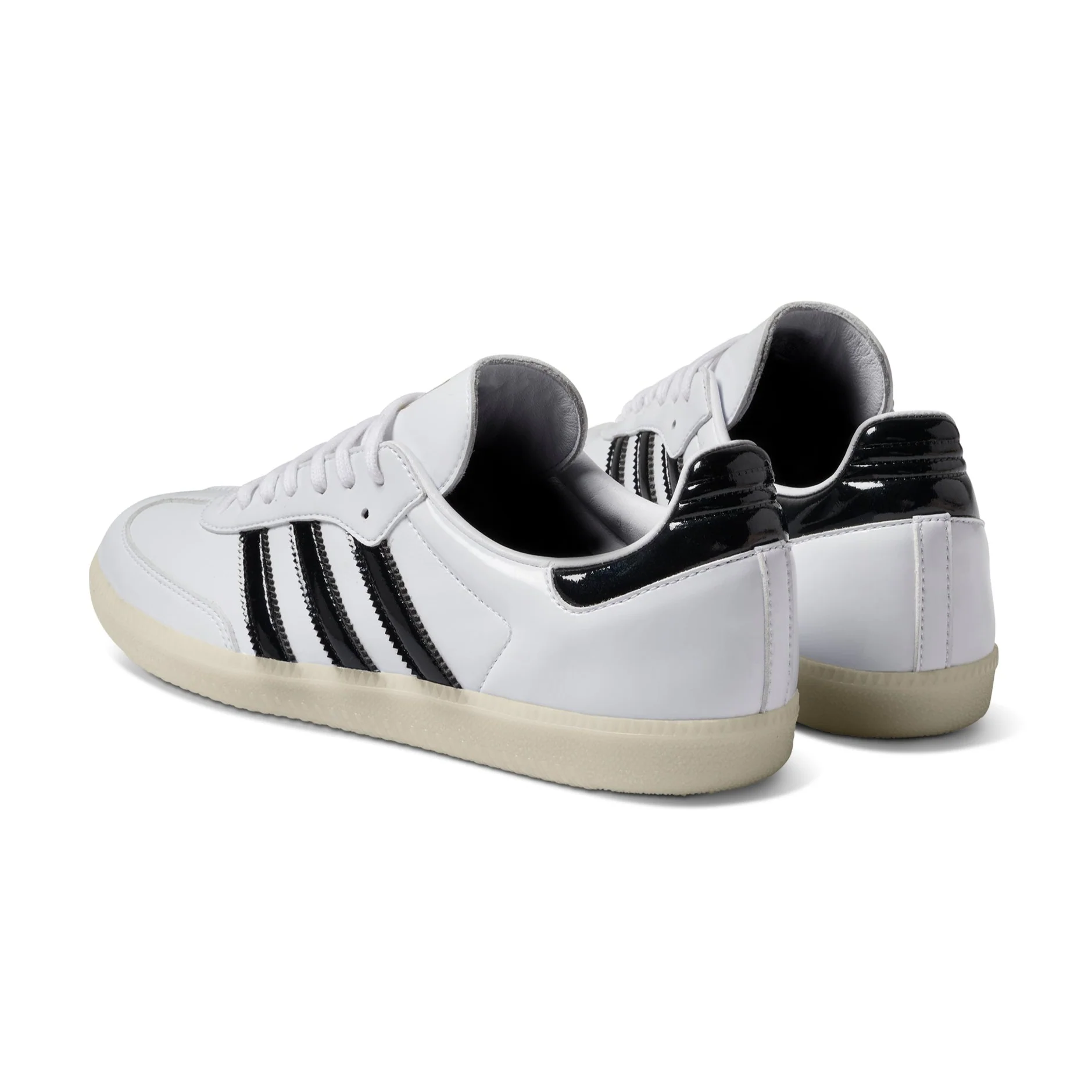 ADIDAS DILL SAMBA PATENT WHITE / BLACK - Image 8