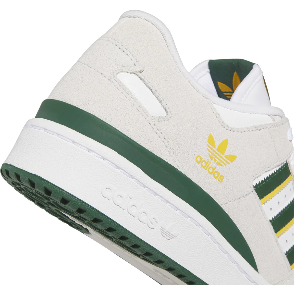 ADIDAS FORUM 84 LOW ADV WHITE / DARK GREEN / YELLOW - Image 5