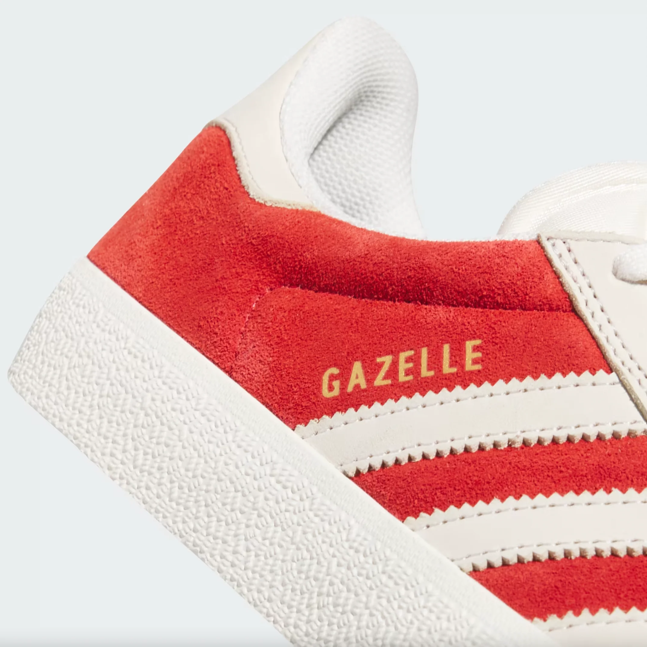 ADIDAS GAZELLE ADV BETTER SCARLET / CHALK WHITE - Image 2