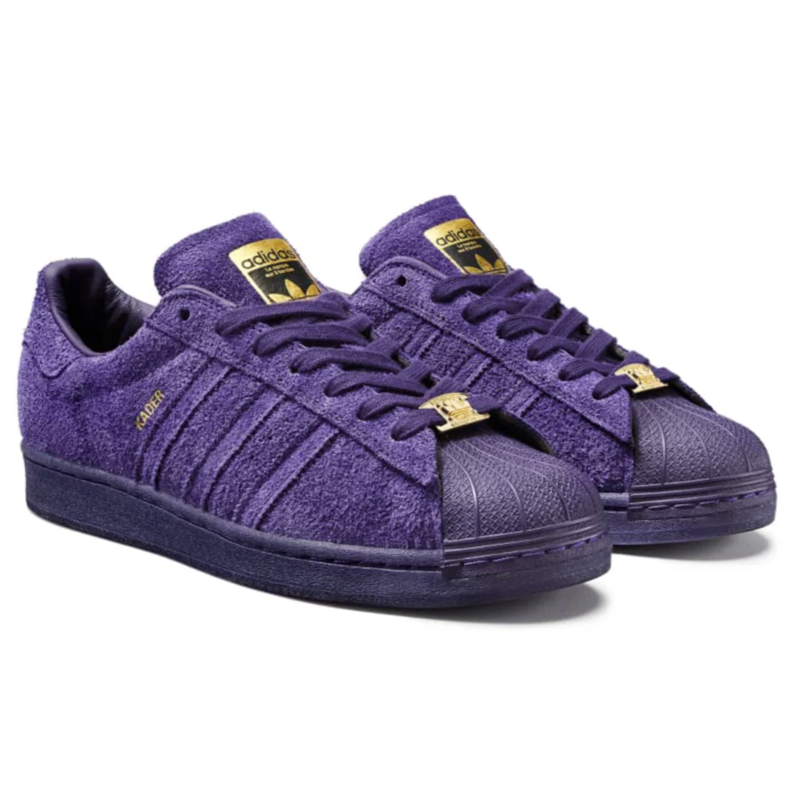 ADIDAS KADER SUPERSTAR ADV DARK PURPLE / GOLD METALLIC - Image 2