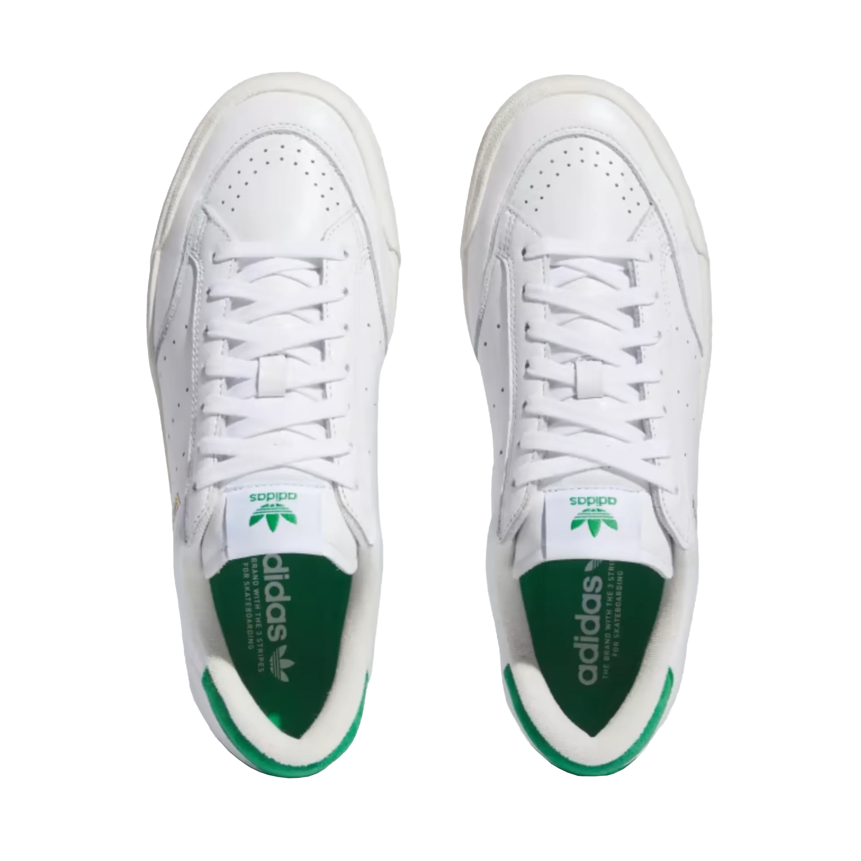 ADIDAS NORA CLOUD WHITE / CHALK WHITE / GREEN - Image 2