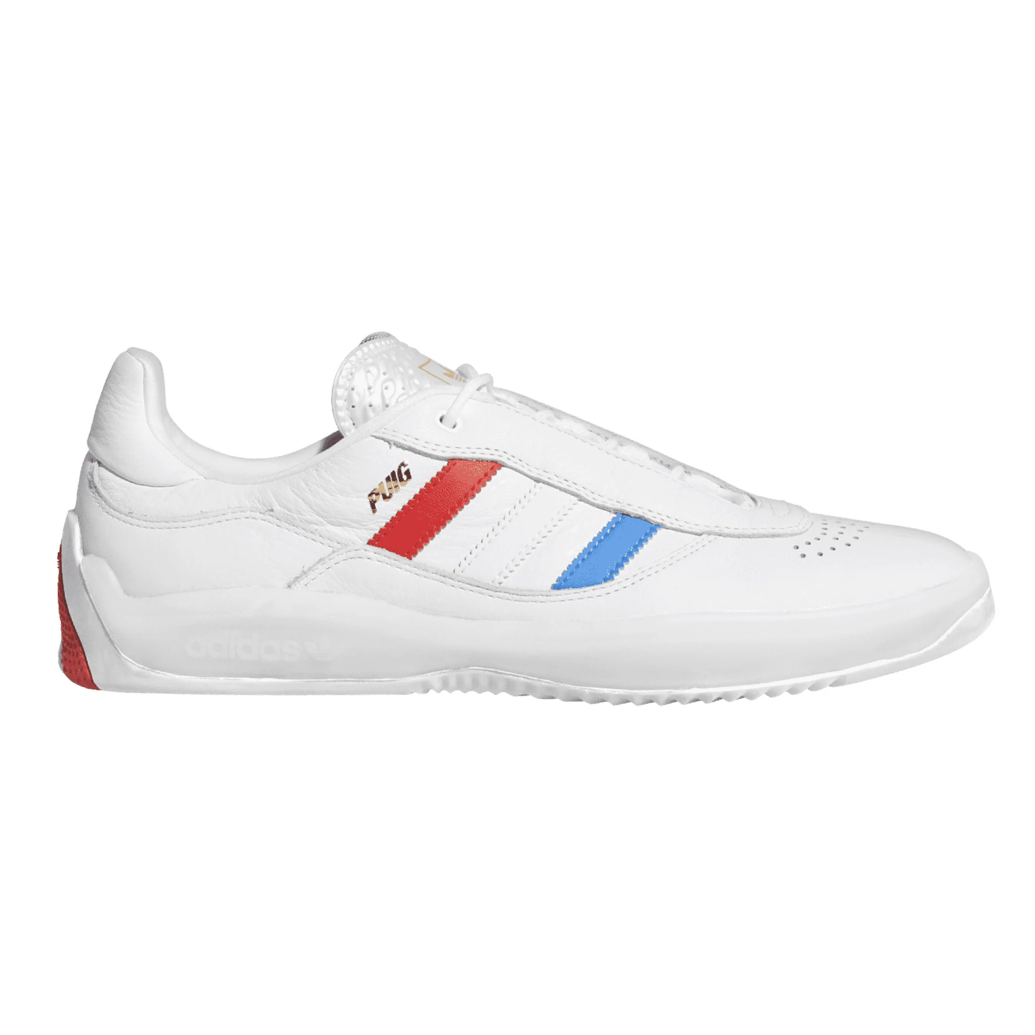 ADIDAS PUIG CORE WHITE / BLUE / RED