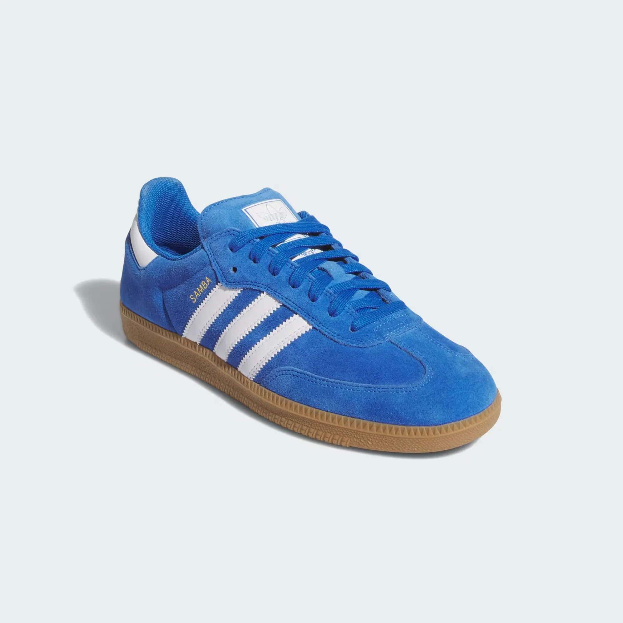 ADIDAS SAMBA ADV BLUE BIRD / CLOUD WHITE / GOLD METALLIC - Image 3