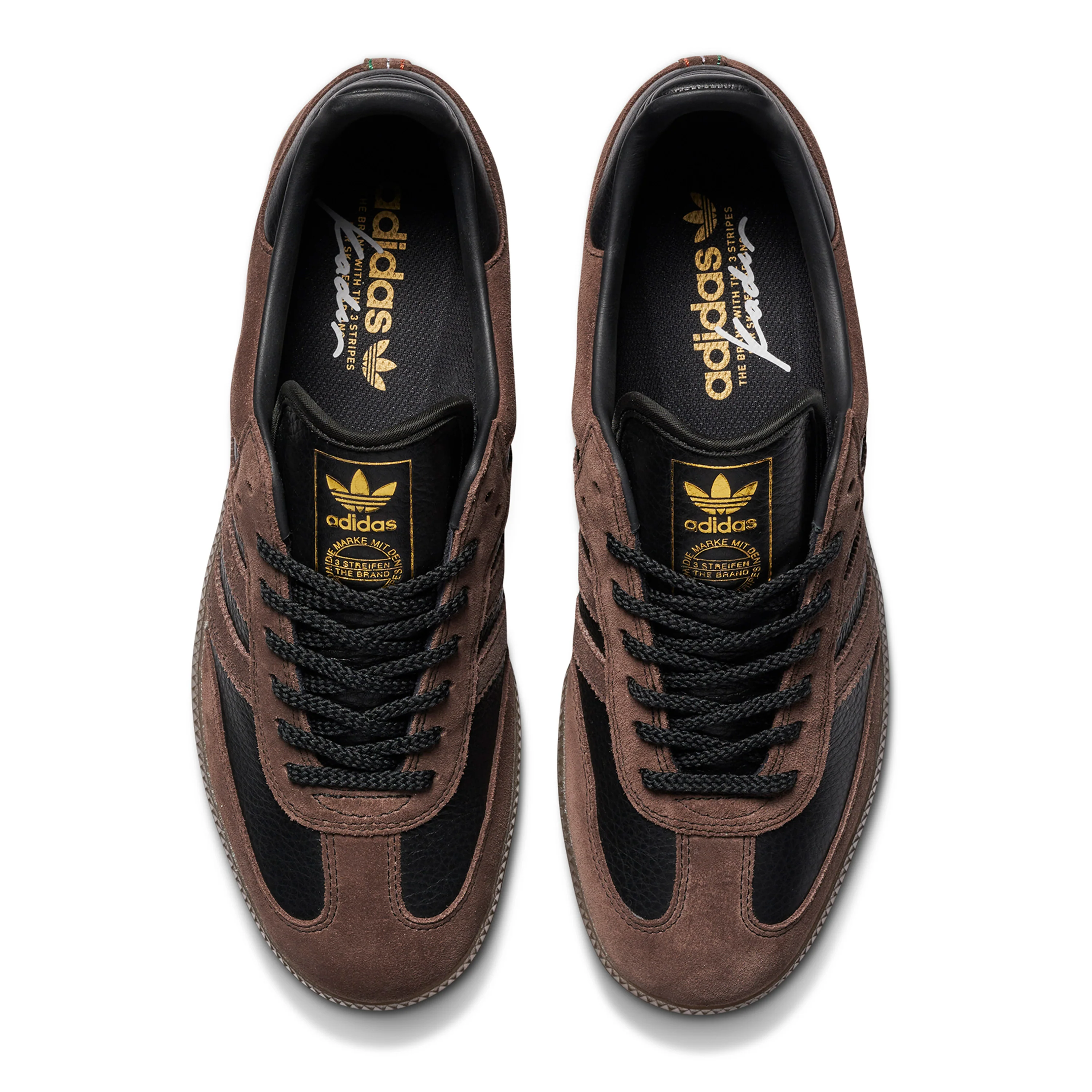 ADIDAS SAMBA ADV X KADER BLACK / BROWN / GUM - Image 4