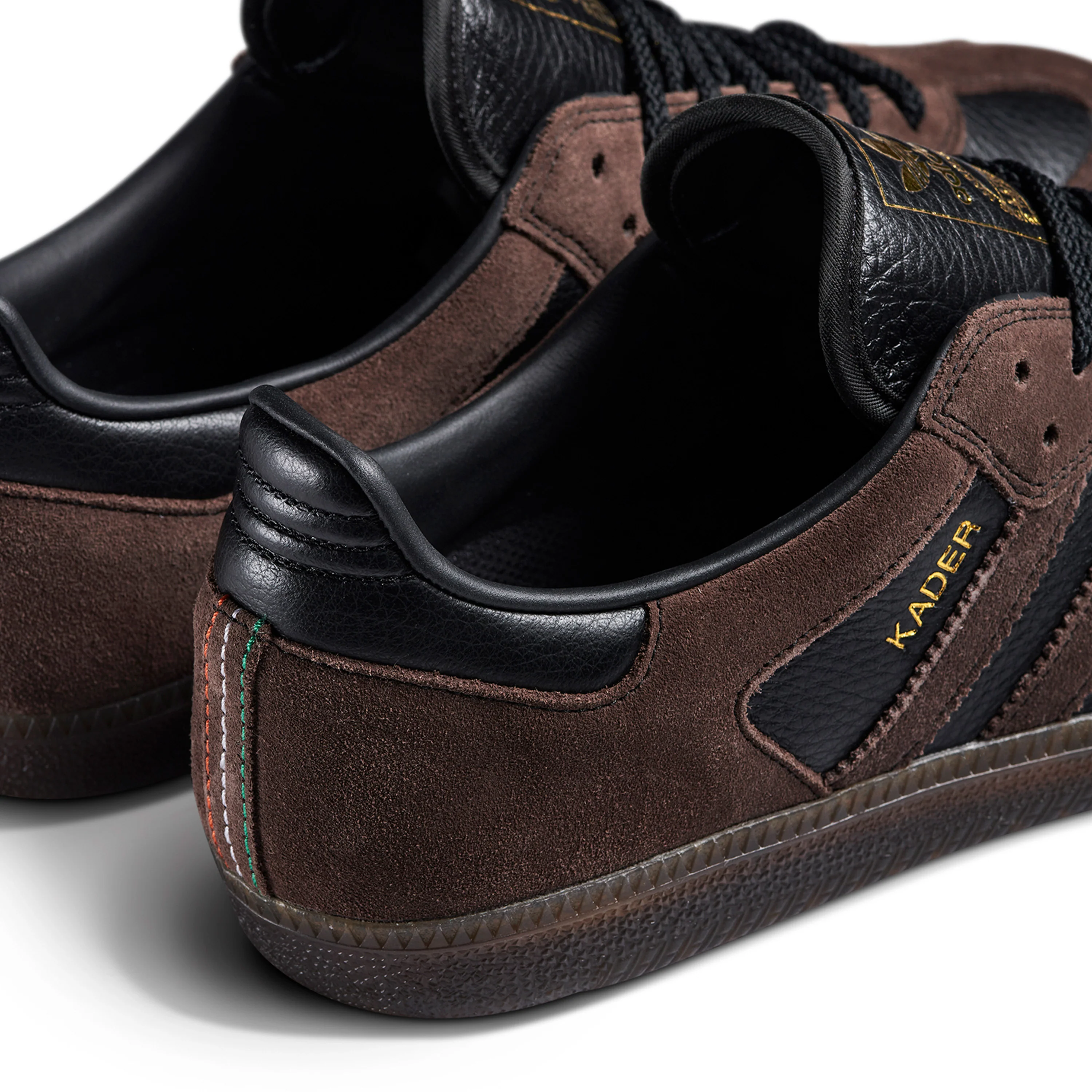 ADIDAS SAMBA ADV X KADER BLACK / BROWN / GUM - Image 5