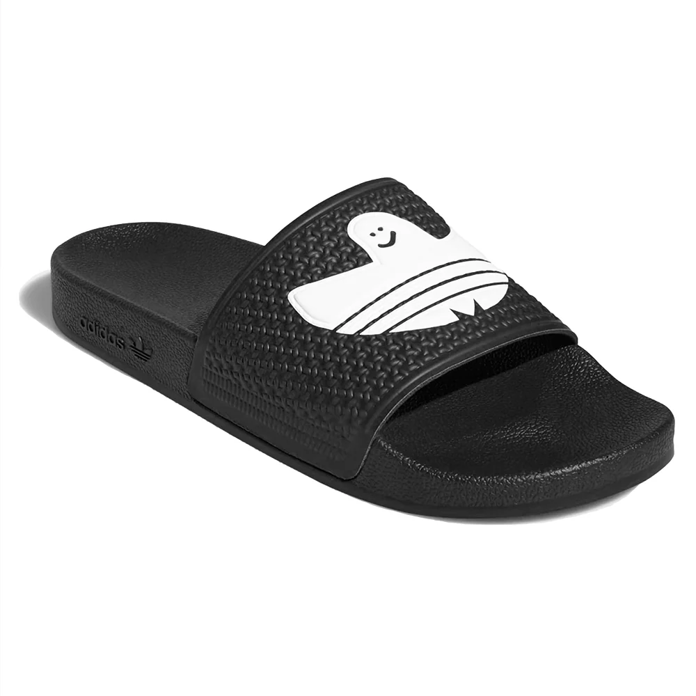 ADIDAS SHMOOFOIL SLIDE CORE BLACK / WHITE