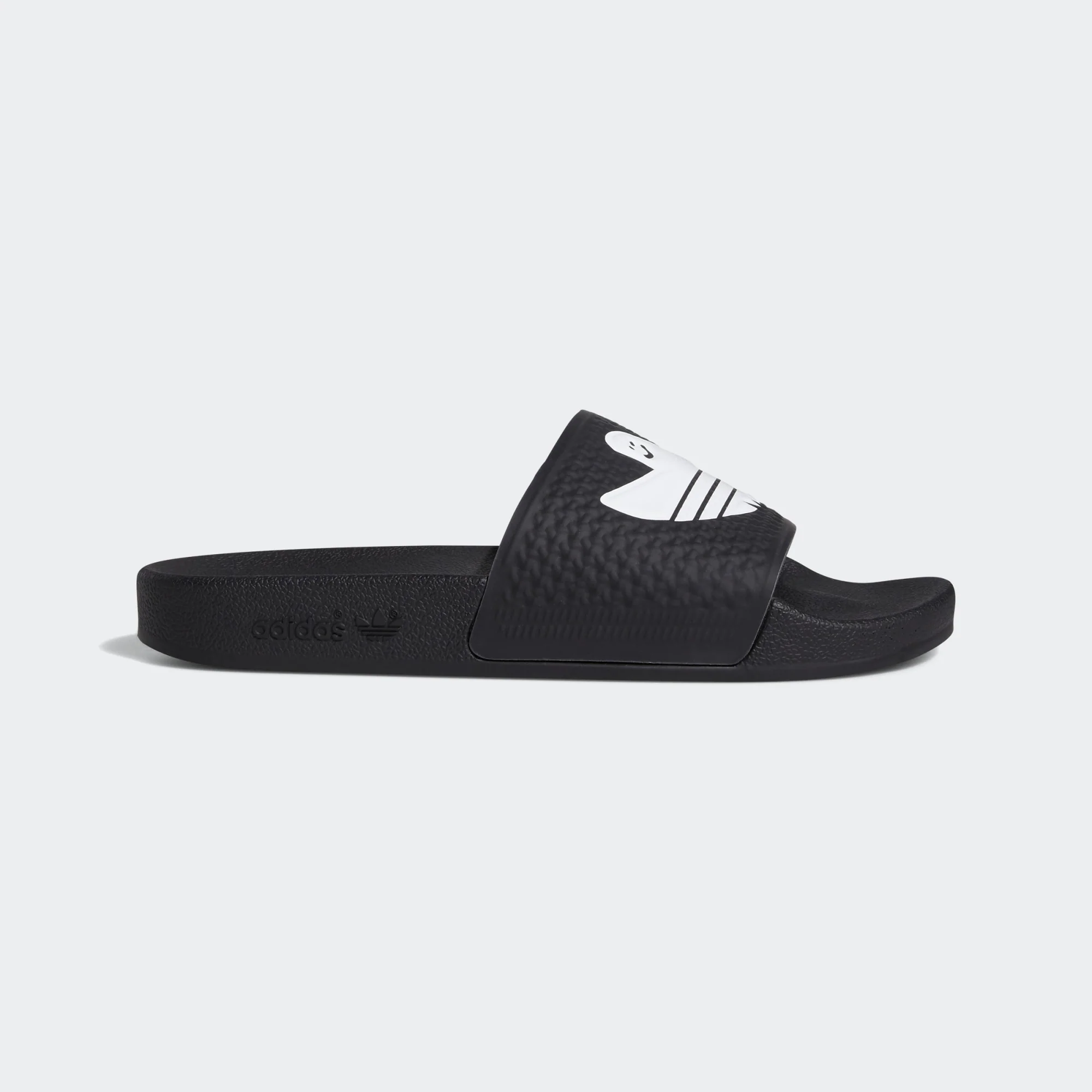 ADIDAS SHMOOFOIL SLIDE CORE BLACK / WHITE - Image 3