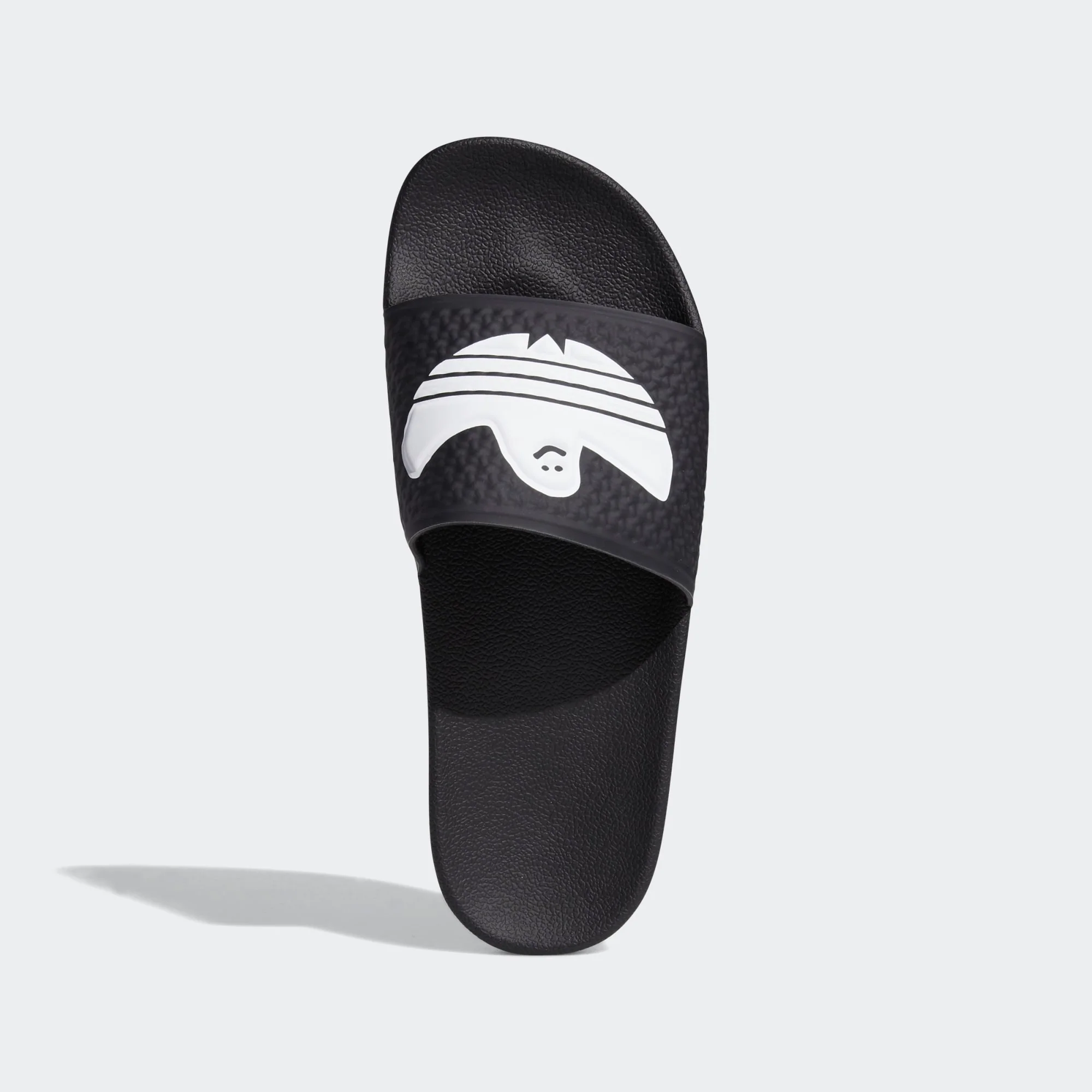 ADIDAS SHMOOFOIL SLIDE CORE BLACK / WHITE - Image 4