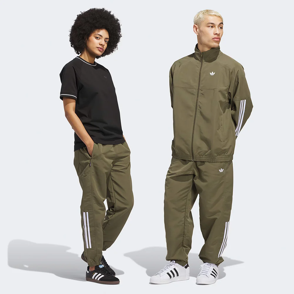 ADIDAS SKATEBOARDING GATSELE TRACK PANT OLIVE STRATA - Image 2