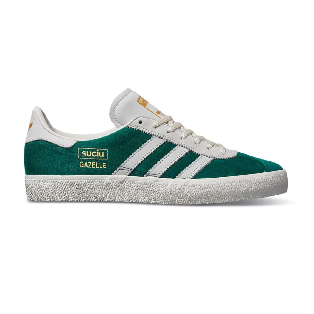 ADIDAS SUCIU GAZELLE ADV GREEN / WHITE