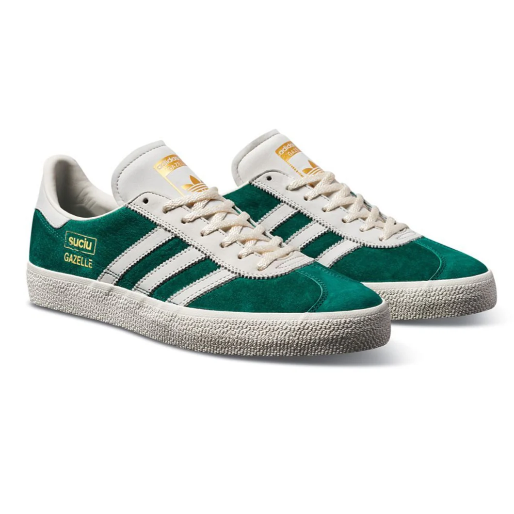 ADIDAS SUCIU GAZELLE ADV GREEN / WHITE - Image 3