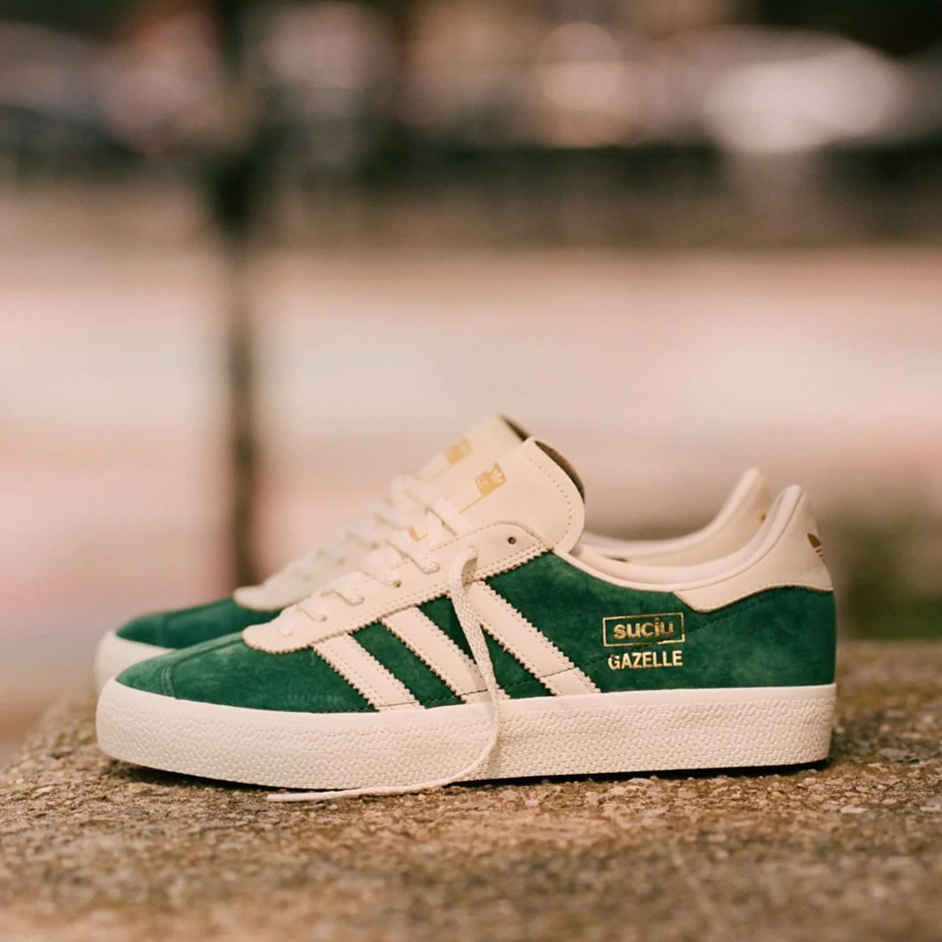 ADIDAS SUCIU GAZELLE ADV GREEN / WHITE - Image 5
