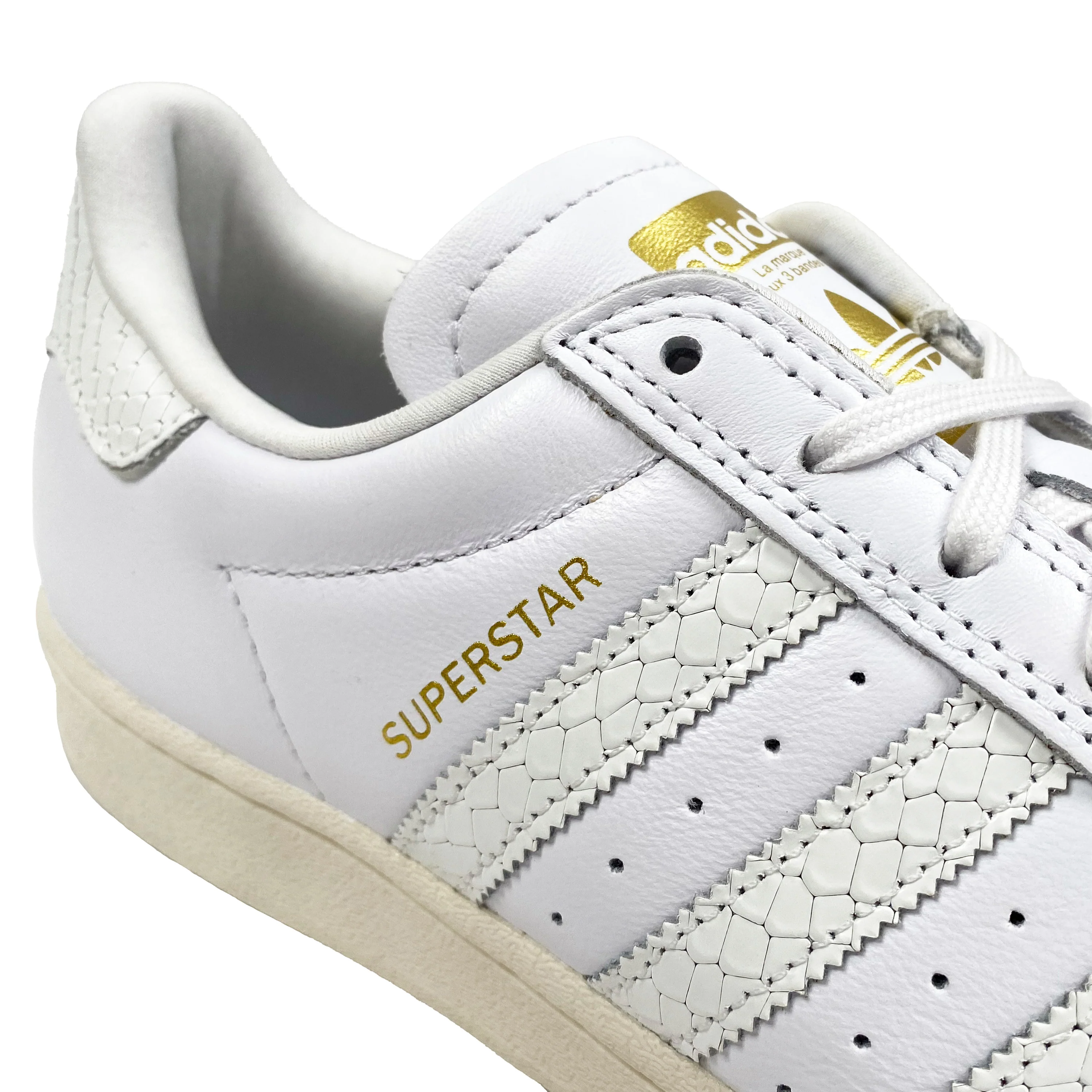 ADIDAS SUPERSTAR ADV WHITE / GOLD - Image 2