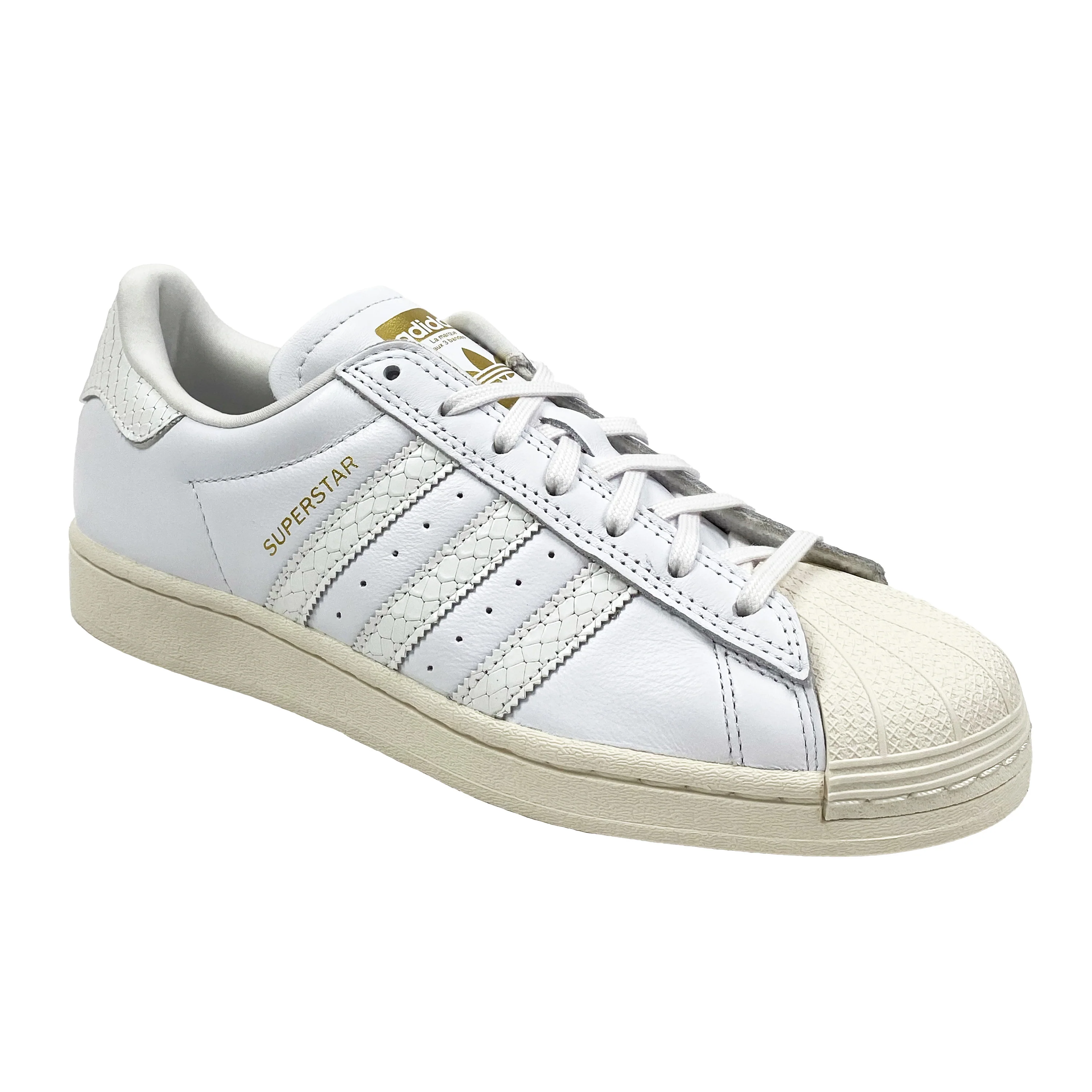 ADIDAS SUPERSTAR ADV WHITE / GOLD - Image 4