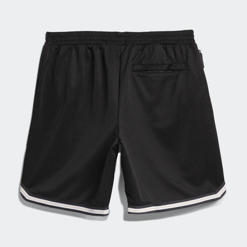 ADIDAS TYSHAWN B BALL SHORTS BLACK / WHITE - Image 2
