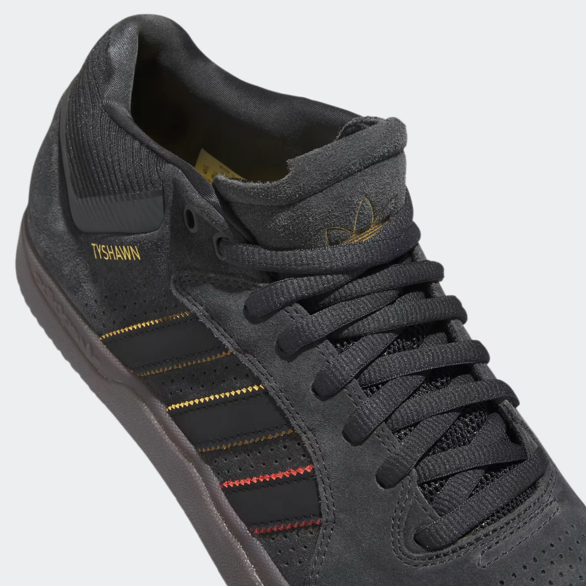 ADIDAS TYSHAWN CARBON / CORE BLACK / PRELOVED BROWN - Image 2