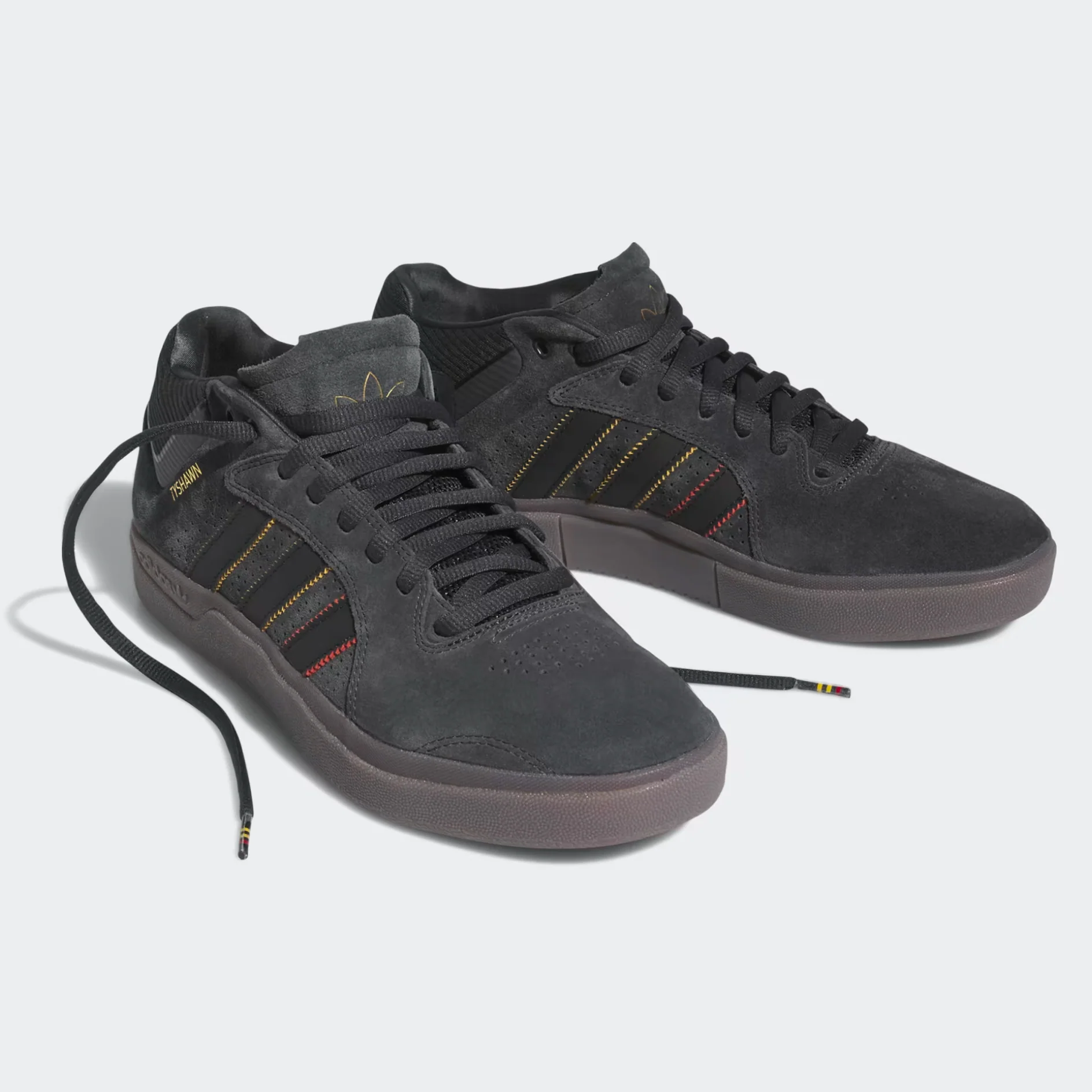 ADIDAS TYSHAWN CARBON / CORE BLACK / PRELOVED BROWN - Image 4