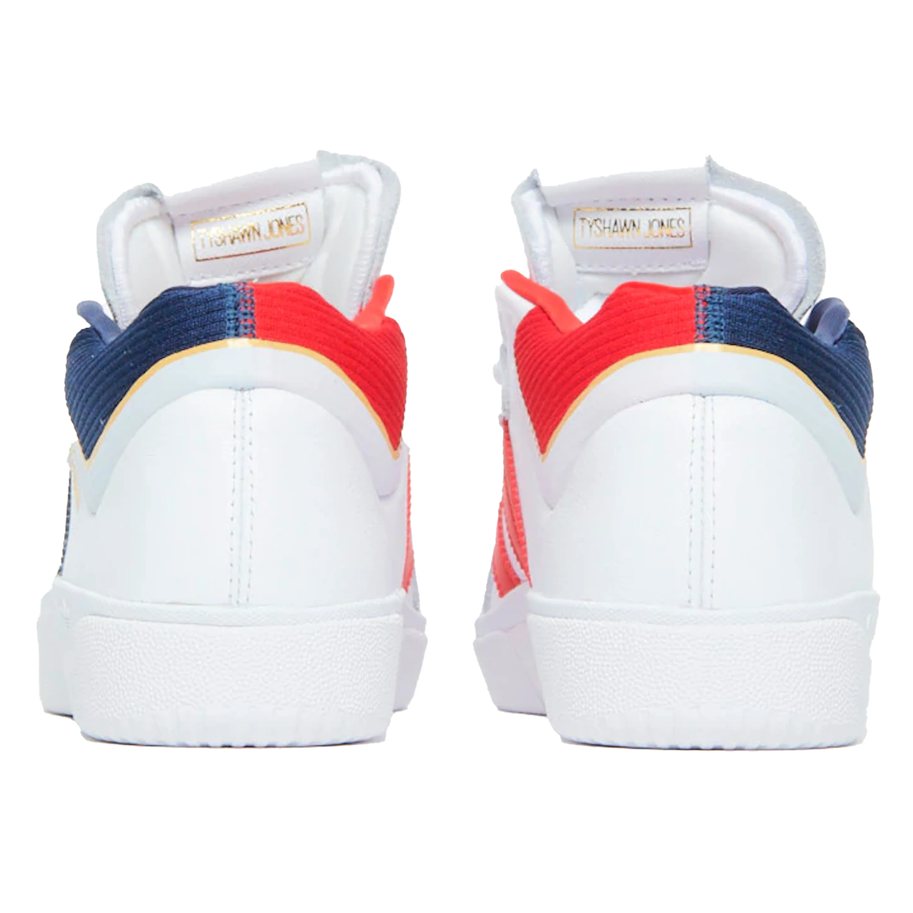 ADIDAS TYSHAWN WHITE / COLLEGIATE NAVY / GOLD - Image 3