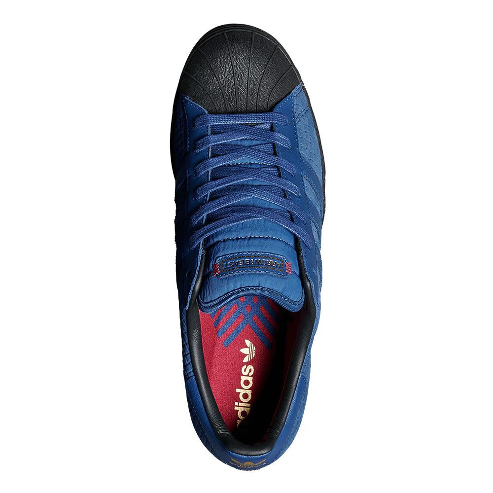 ADIDAS X ARROW & BEAST SUPERSTAR ADV NIGHT MARINE / CORE BLACK - Image 4