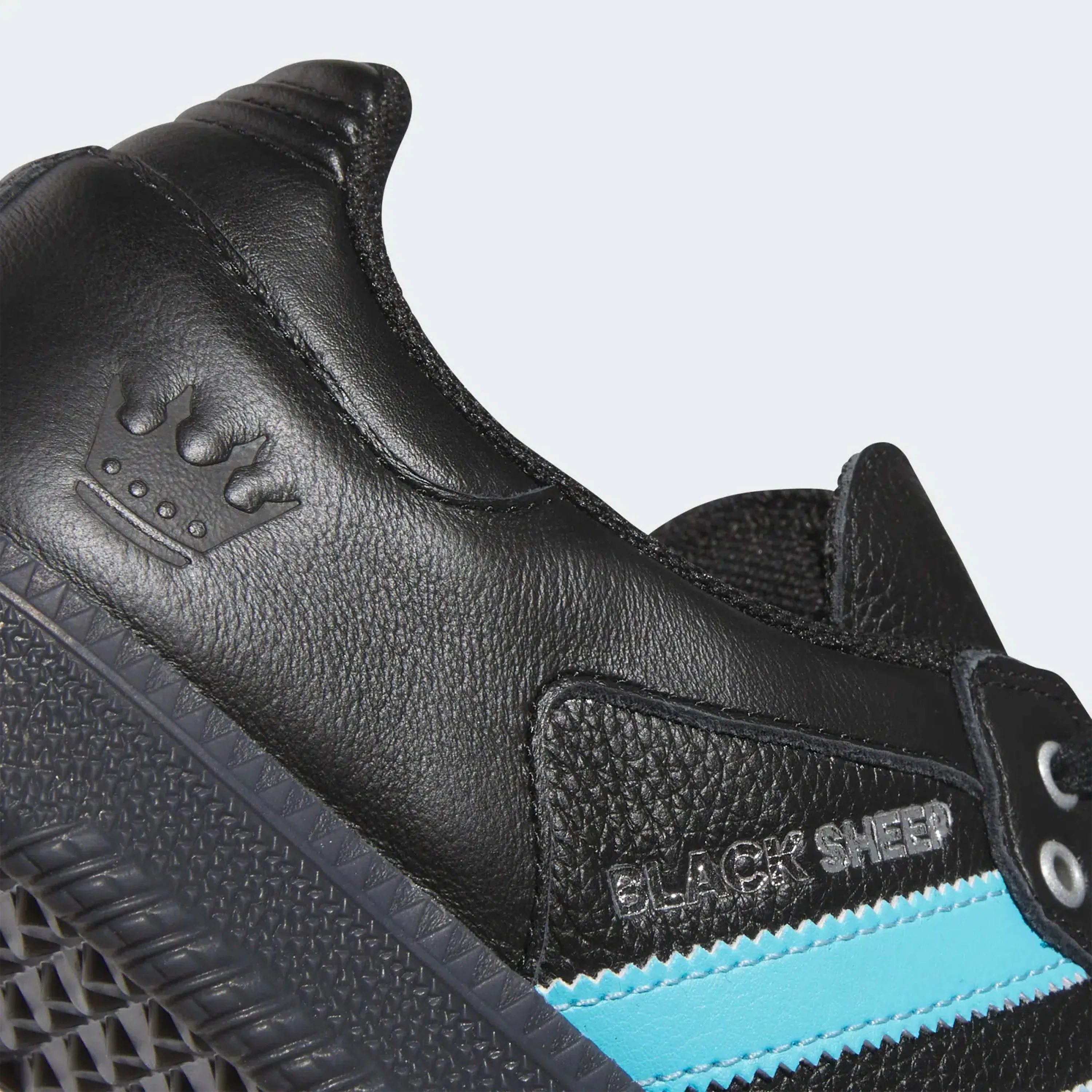 ADIDAS X CLTFC X BLACK SHEEP SAMBA ADV CORE BLACK/CLOUD WHITE/ICE BLUE - Image 2