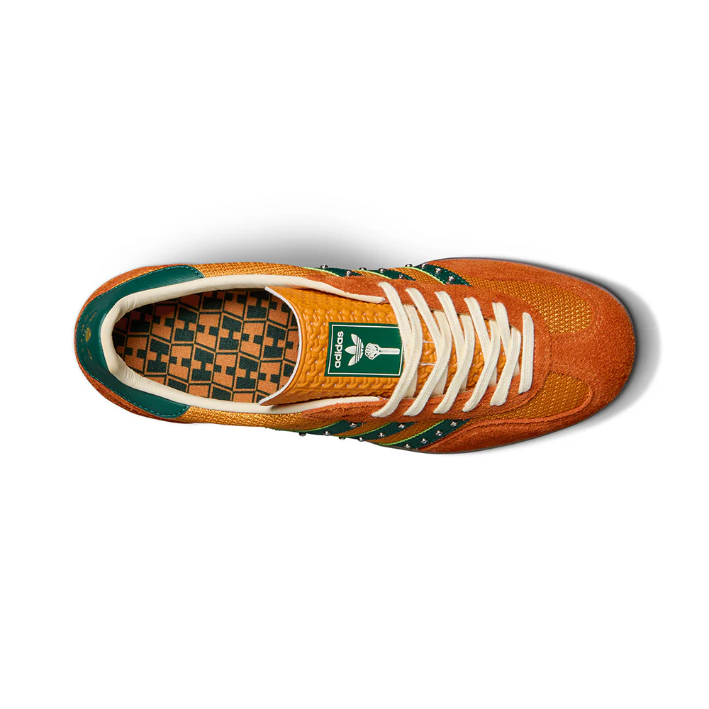 ADIDAS X HARDIES GAZELLE INDOOR RUSTIC ORANGE / COLLEGIATE GREEN / GUM - Image 3