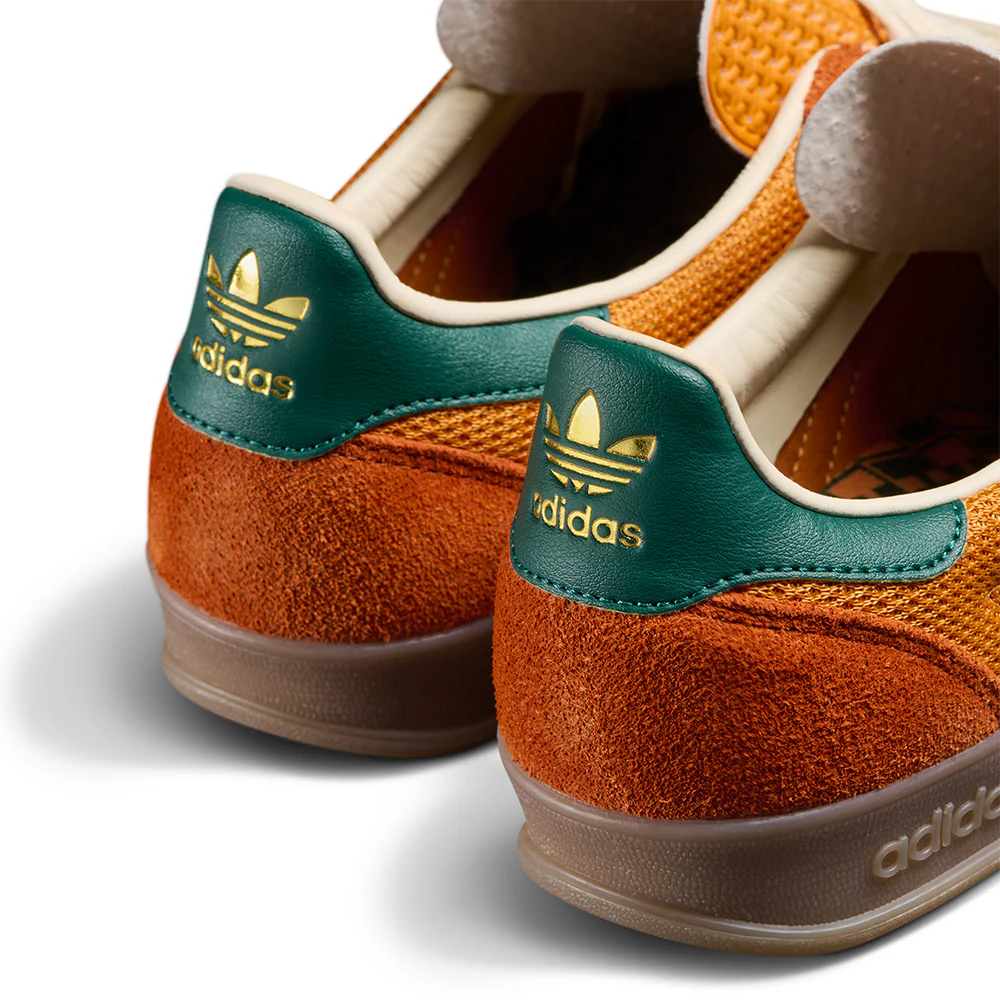ADIDAS X HARDIES GAZELLE INDOOR RUSTIC ORANGE / COLLEGIATE GREEN / GUM - Image 7