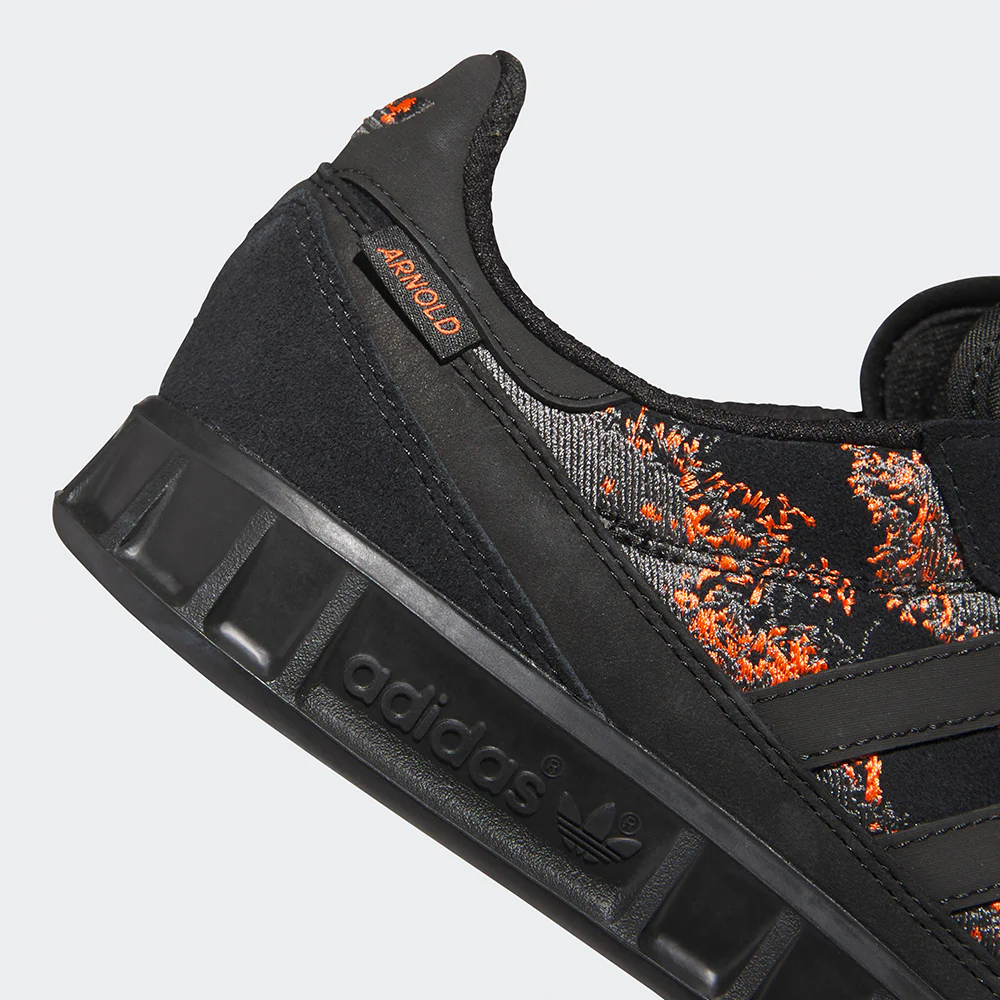 ADIDAS X MIKE ARNOLD HAND BALL TOP CORE BLACK / SEMI IMPACT ORANGE - Image 5