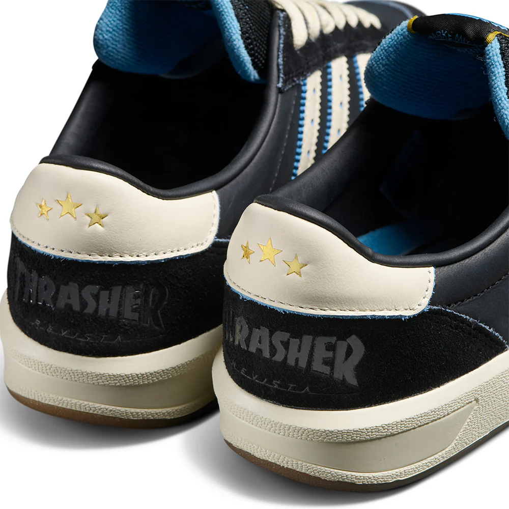 ADIDAS X THRASHER X AFA GLENBURN CORE BLACK / CREAM WHITE / GUM - Image 4