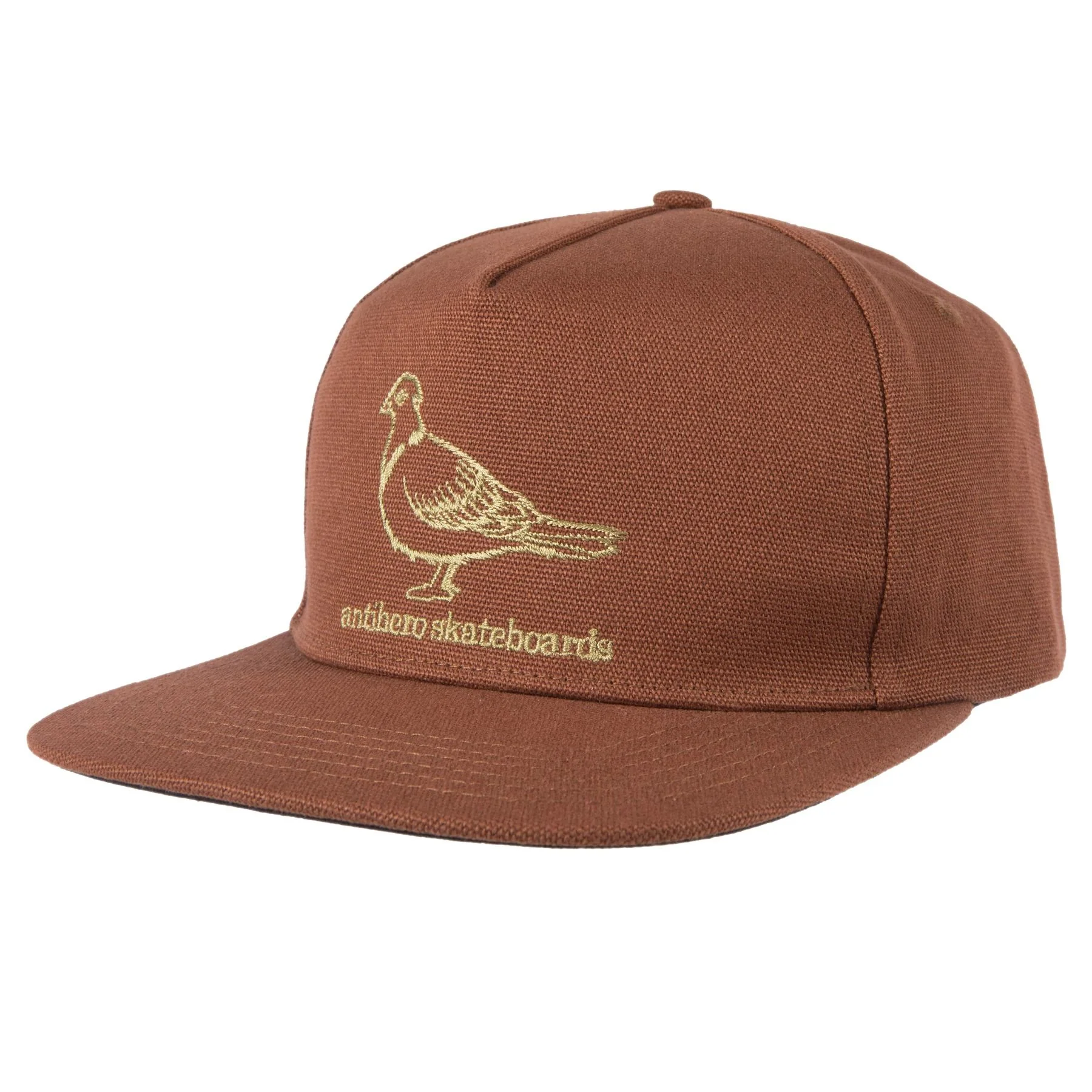 ANTI HERO BASIC PIGEON SNAPBACK HAT BROWN