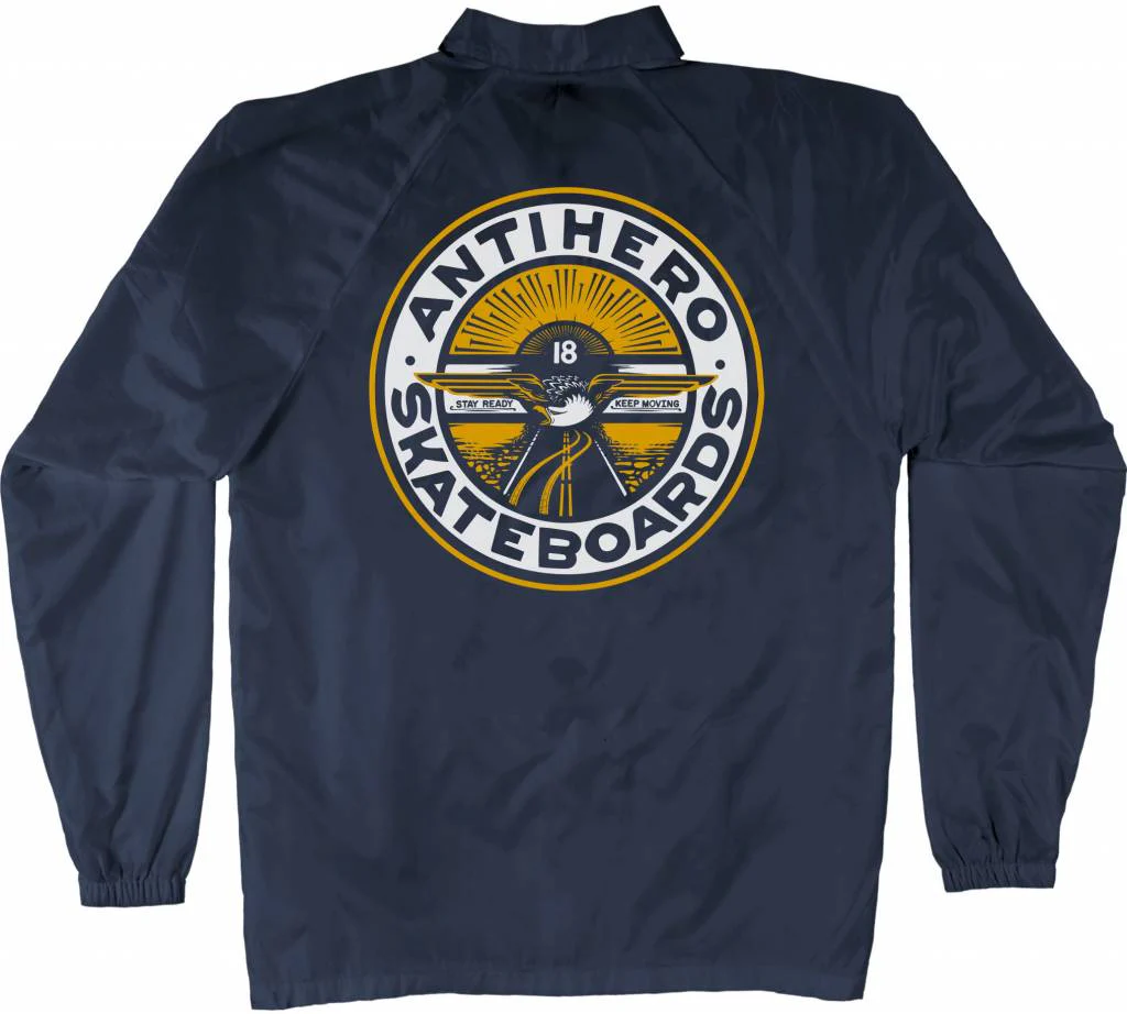 ANTI HERO STAY READY WINDBREAKER NAVY