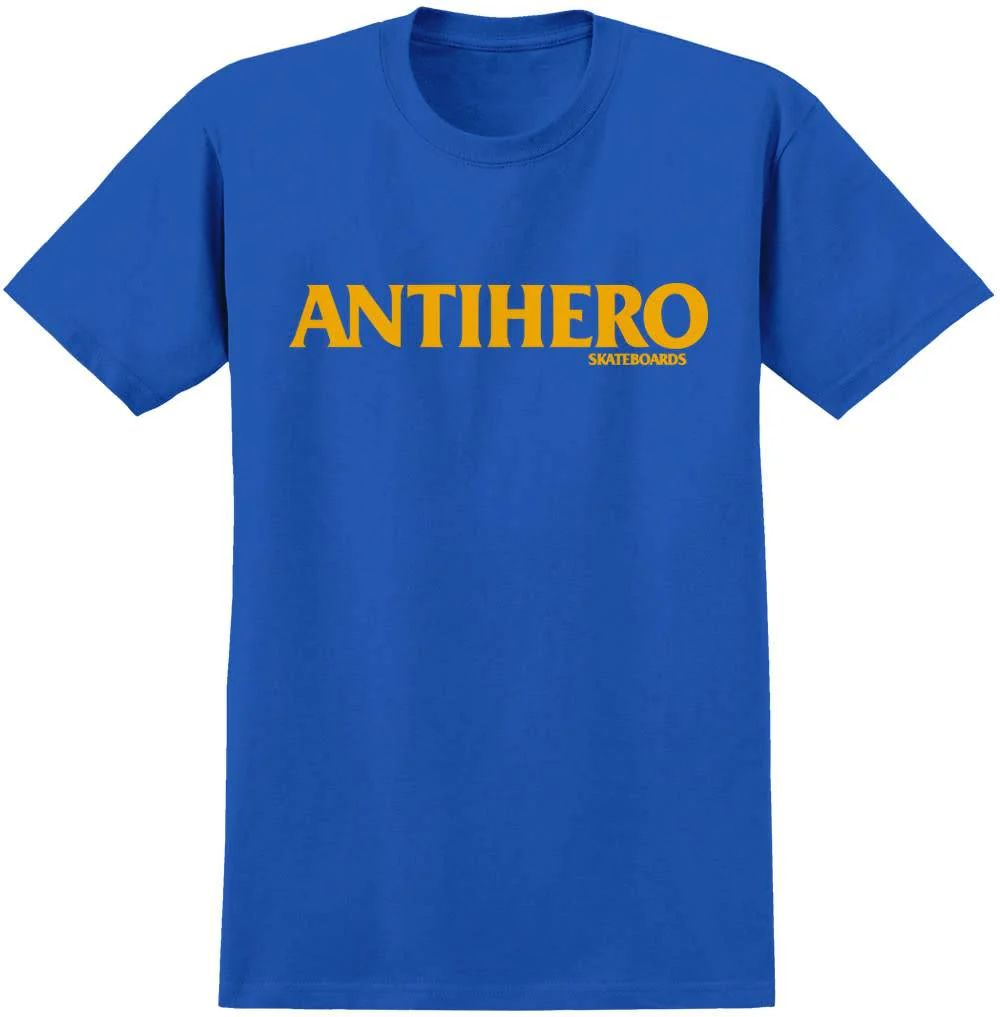 ANTIHERO LONG BLACKHERO S/S T-SHIRT YOUTH ROYAL / YELLOW