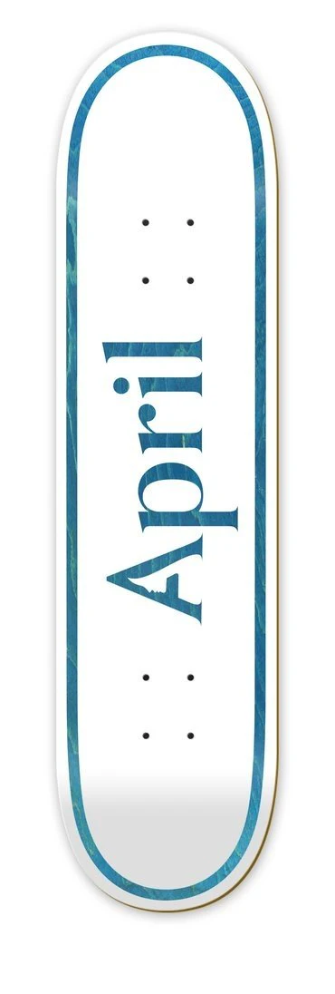 APRIL LOGO 8.38 BLUE