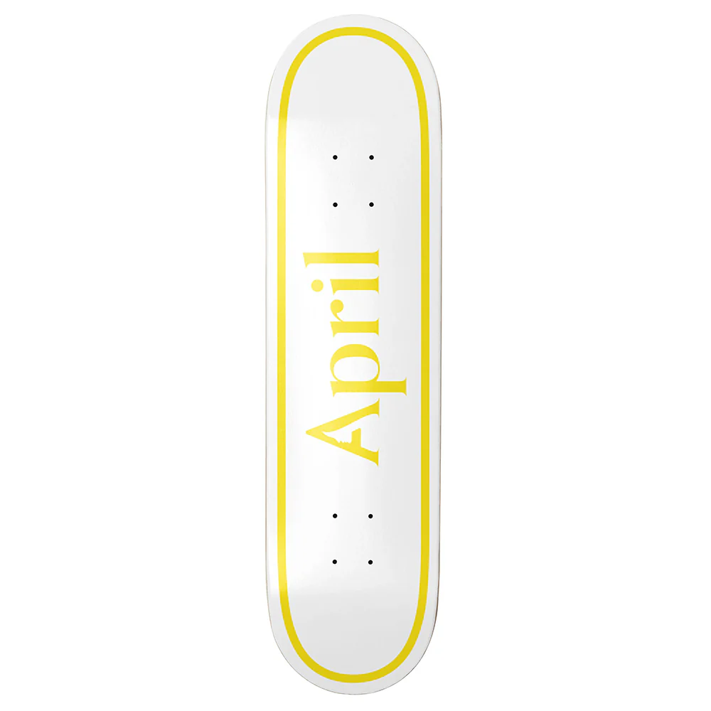 APRIL OG LOGO TWIN YELLOW WHITE