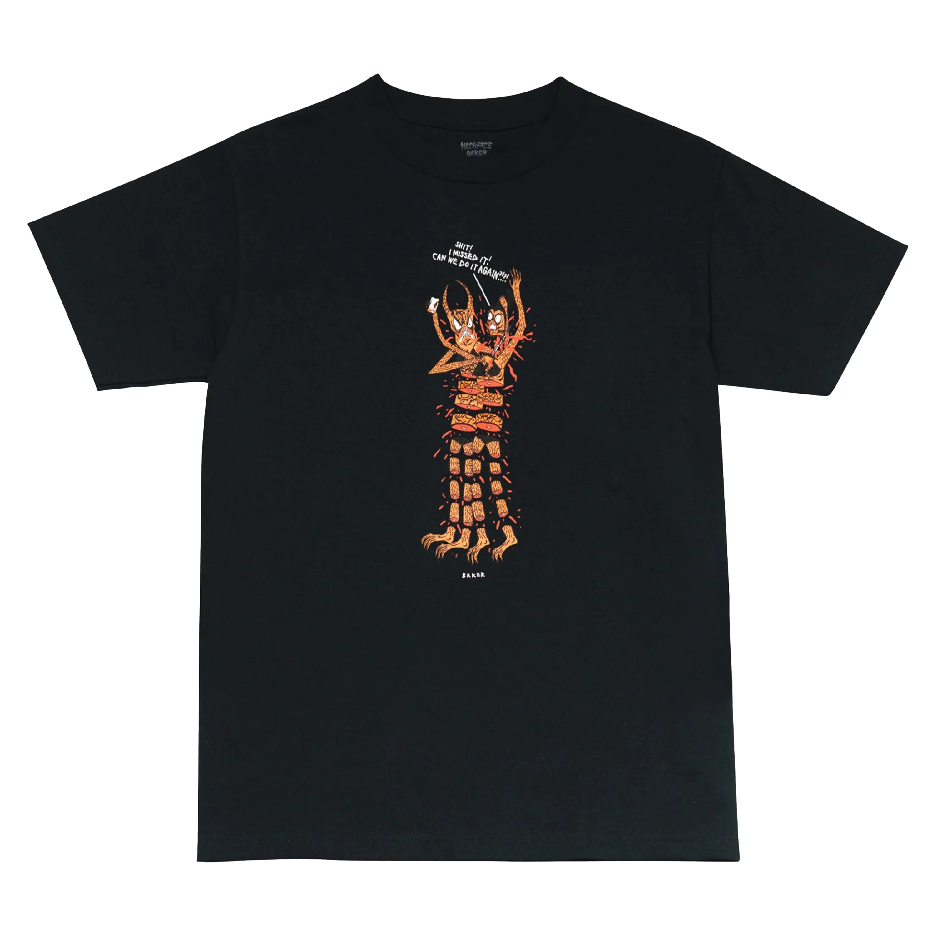BAKER THROWBACK FROM THE BACK TEE BLACK