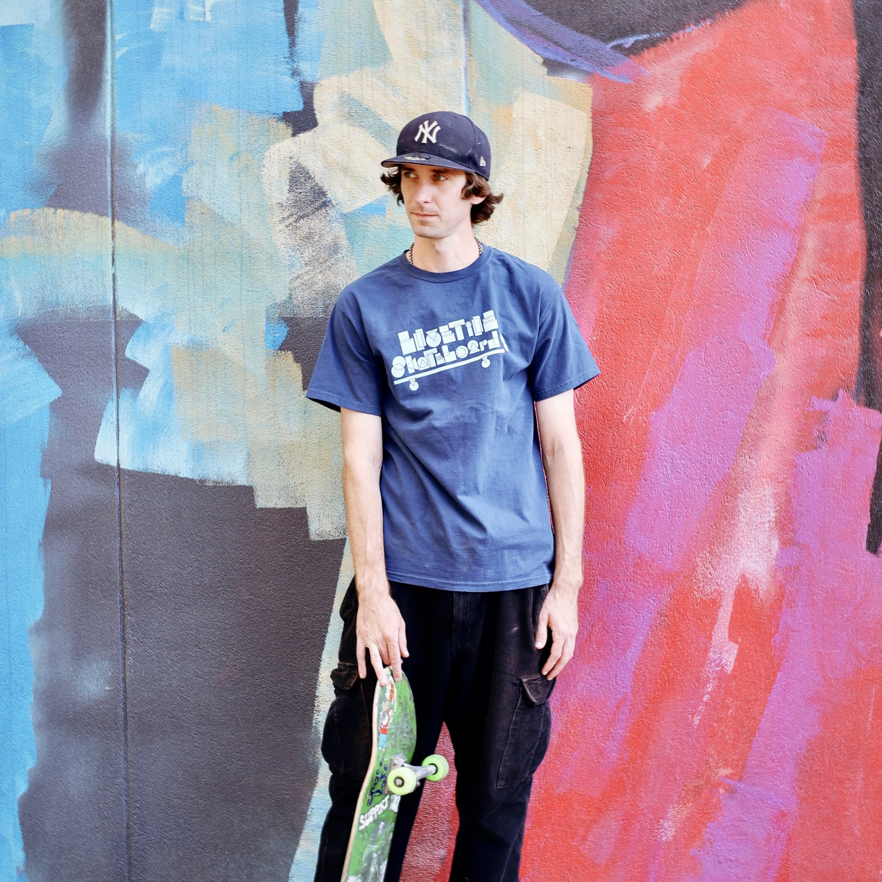 BLUETILE BASIC SHAPES TEE NAVY - Image 2