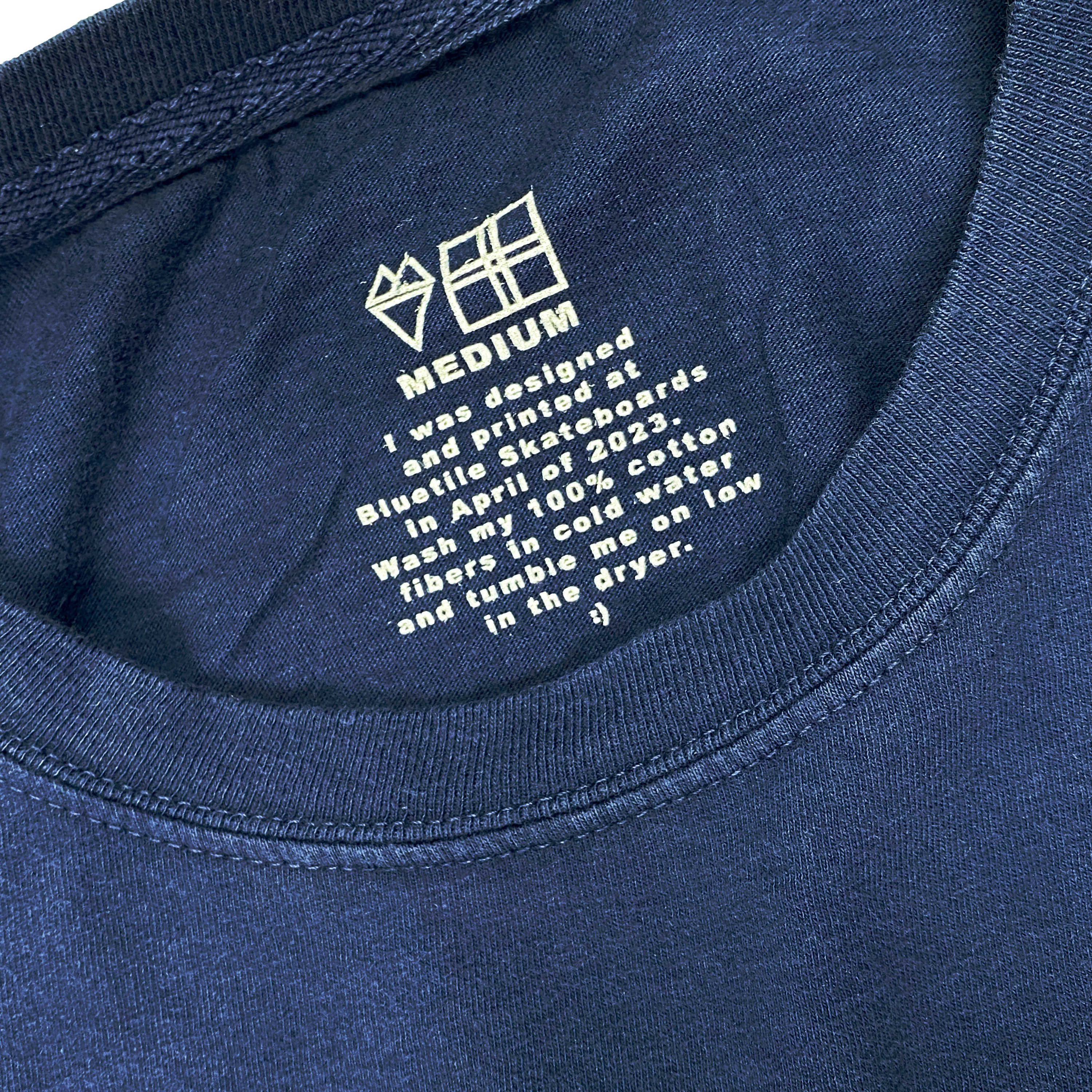 BLUETILE BASIC SHAPES TEE NAVY - Image 4