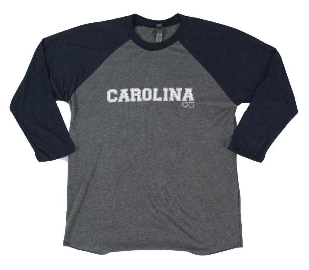 BLUETILE CAROLINA LOVEBLUETILE RAGLAN NAVY / GREY