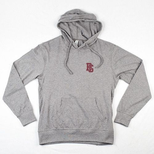 BLUETILE INTERLOCKING BS HOODIE GREY / GARNETT