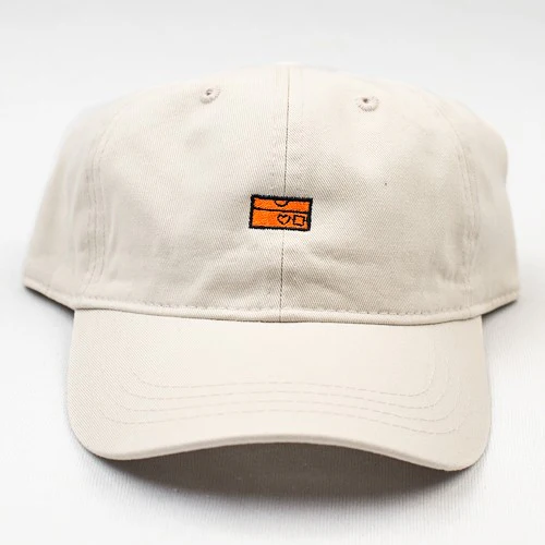 BLUETILE LOVEBOXES DAD HAT ORANGE / CREAM