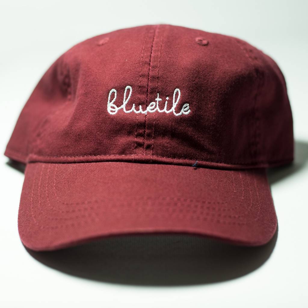 BLUETILE SCRIPT DAD HAT GARNETT