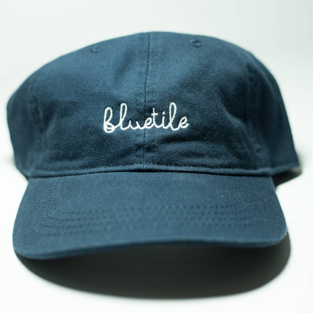 BLUETILE SCRIPT DAD HAT NAVY