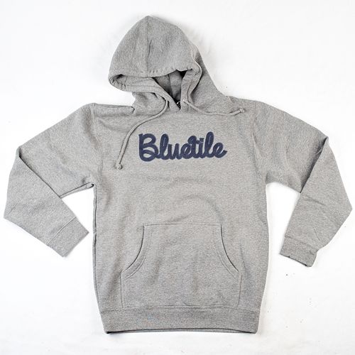 BLUETILE SHOESTRING HOODIE GREY / BLUE