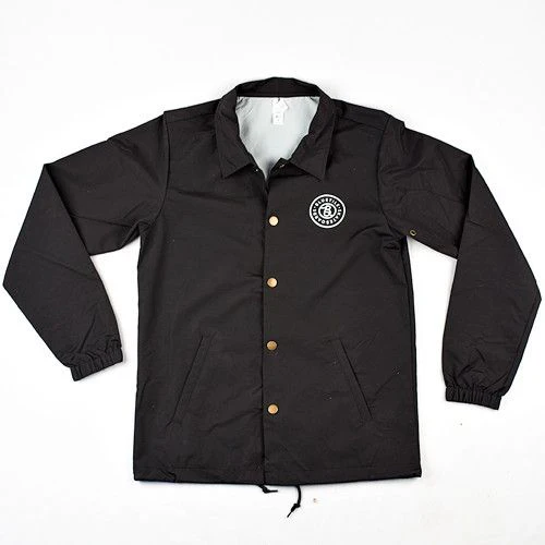 BLUETILE SUPPLY CO COACHES JACKET BLACK