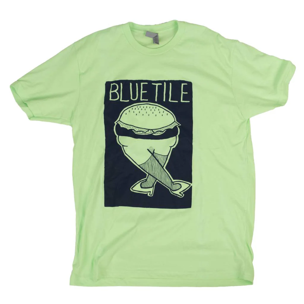 BLUETILE X BLACKMON FUR BURGER T-SHIRT FIREFLY GREEN