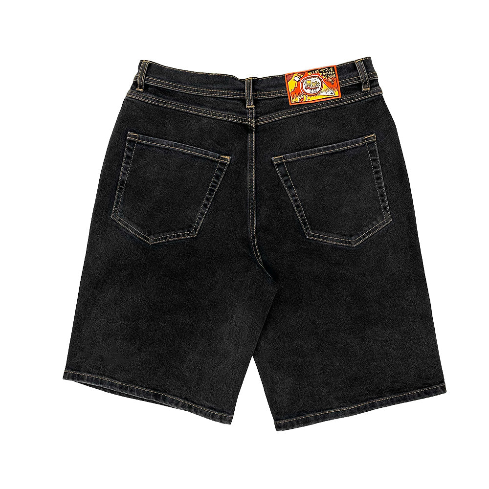 BLUETILE BRAND DENIM RUTLEDGE JORTS BLACK - Image 3