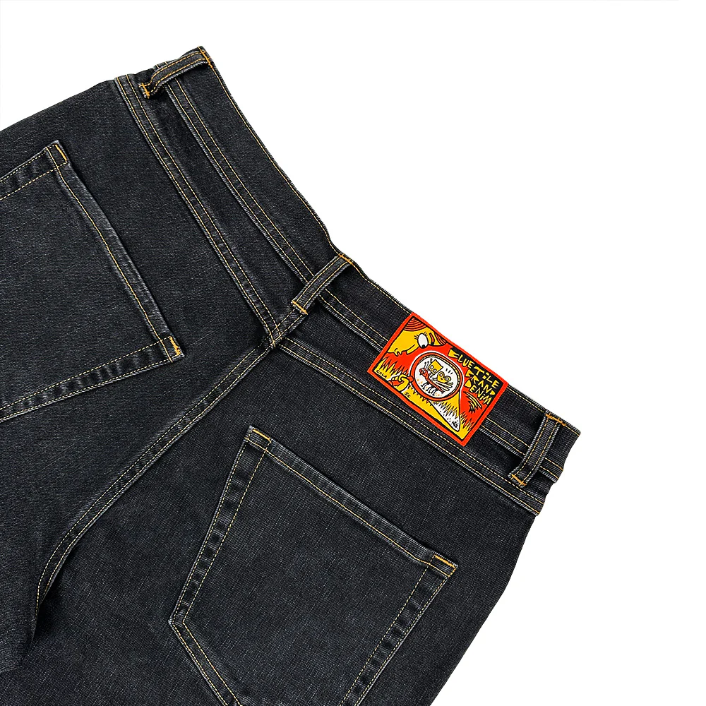 BLUETILE BRAND DENIM RUTLEDGE JORTS BLACK - Image 4